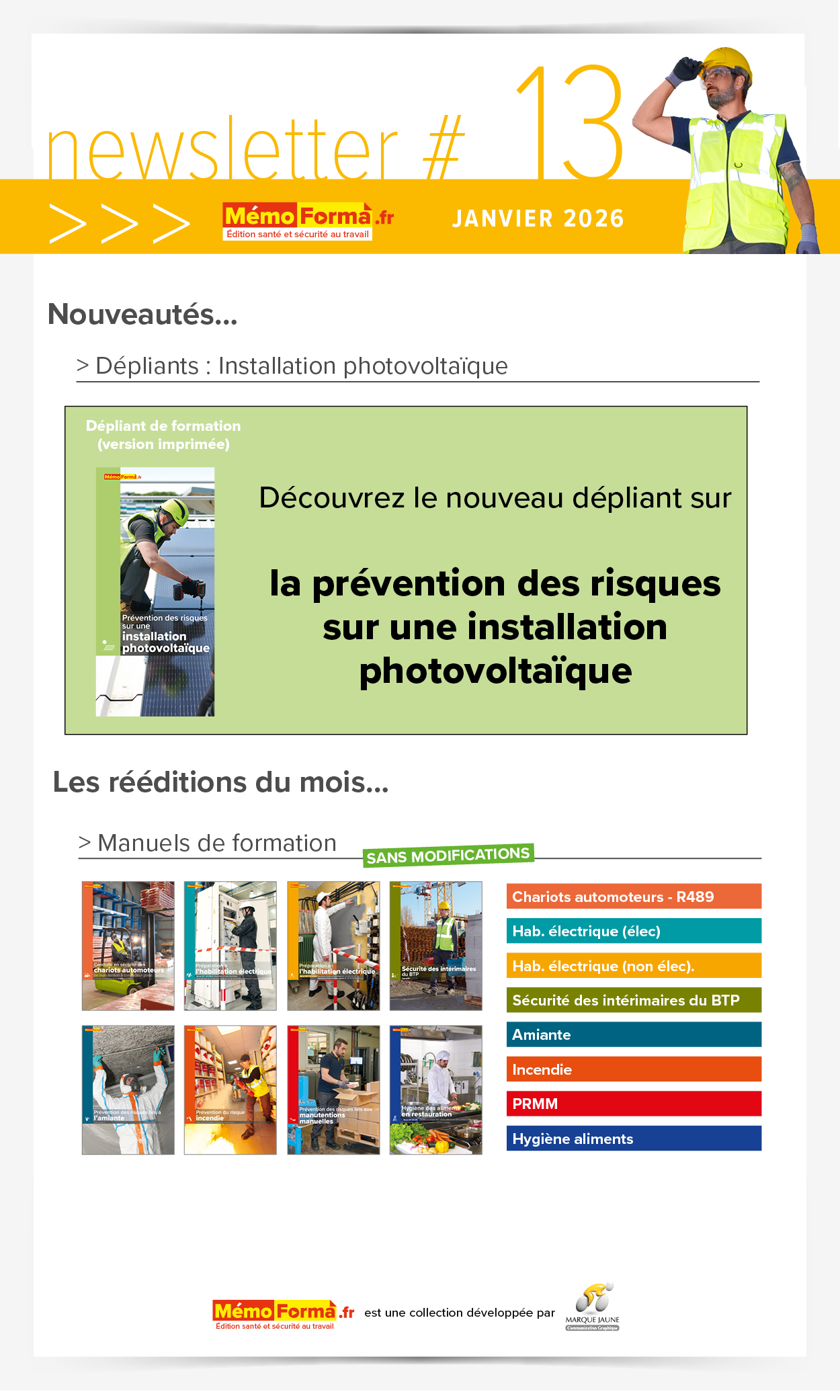 13 Newsletter Janv 2026