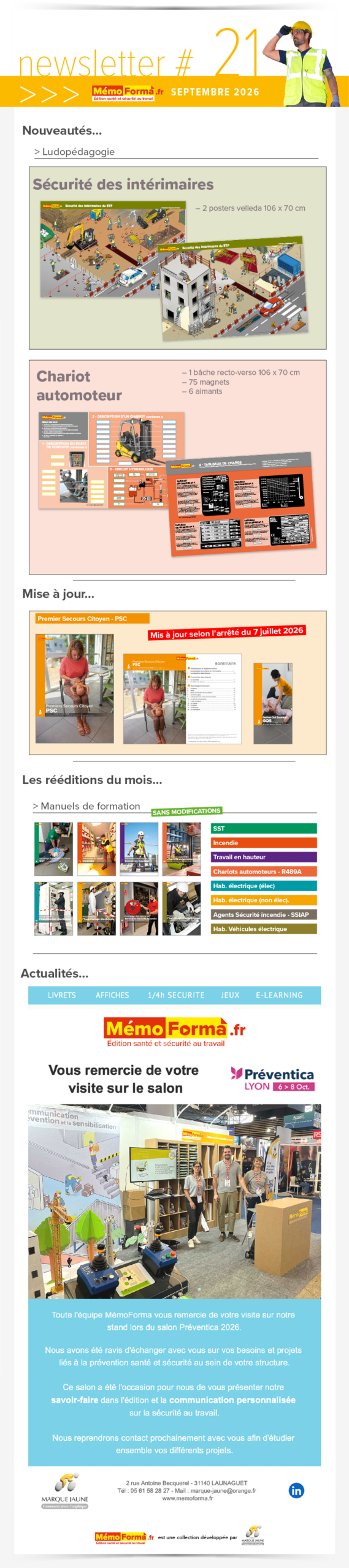 21 Newsletter Sept 26