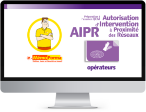 Formation en ligne e-MémoForma – Préparation à l’examen CQM Autorisation d’Intervention à Proximité des Réseaux pour les opérateurs - MémoForma.fr