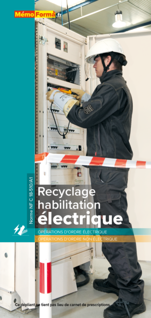 Dépliant recyclage habilitation électrique