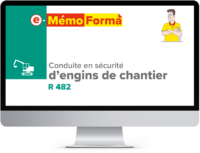 Formation en ligne e-MémoForma - Utilisation des accessoires de levage – Conduite en sécurité des engins de chantier - MémoForma.fr