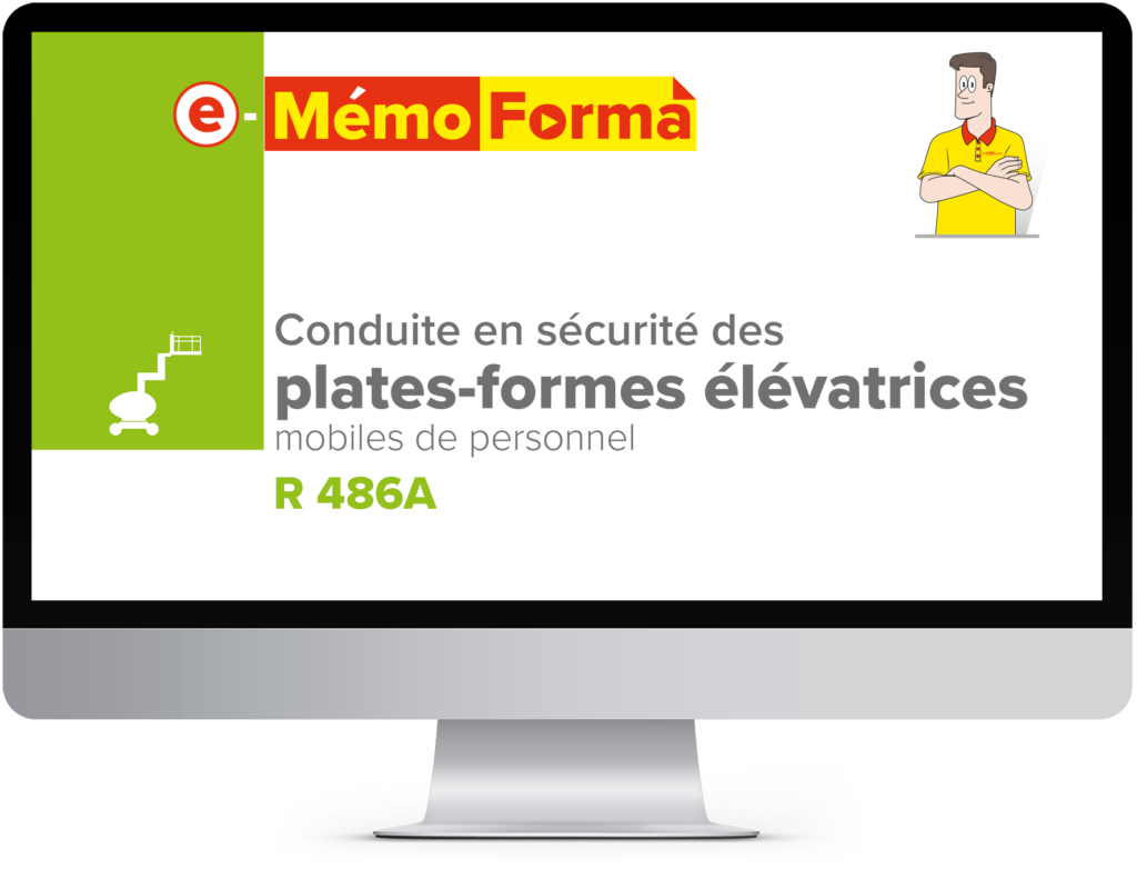 Formation en ligne e-MémoForma – Conduite en sécurité des plates-formes élévatrices mobiles de personnel - MémoForma.fr