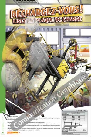 Poster Gerbeur : Déchargez-vous 40x60